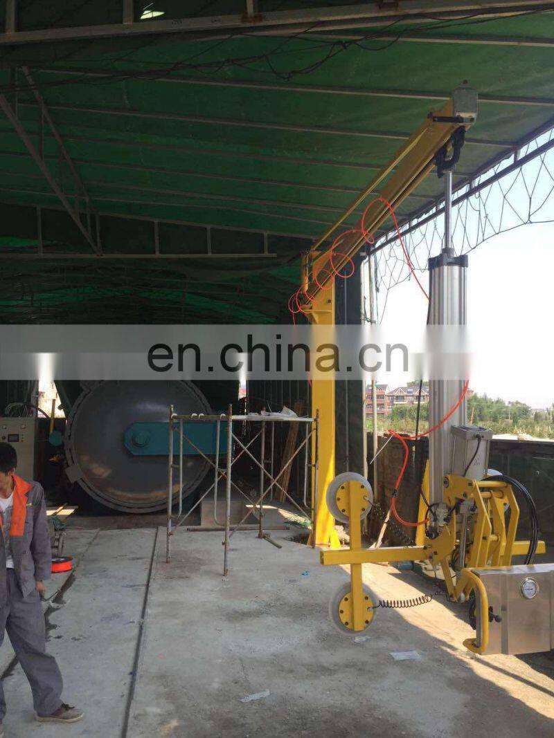 glass processing industry glass lifting equipment with post