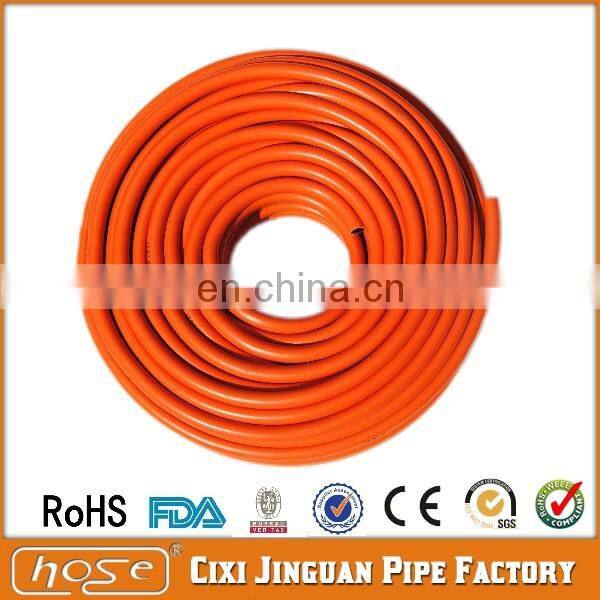 LPG Dispensing Station Cooker PVC Yellow Flexible Natural Gas Hose Cheap for Stove Outdoor
