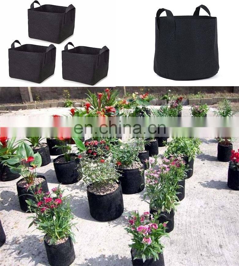 Agricultural 3 gallon potato growing bag felt planter bag