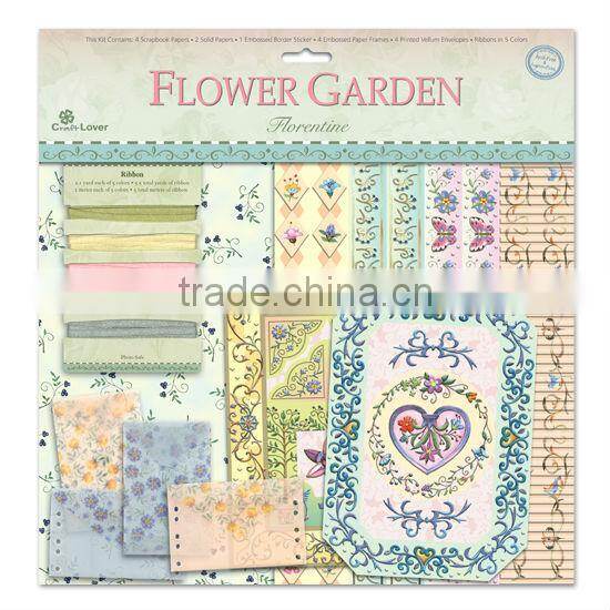 garden art diy scrapbooking paper craft kit