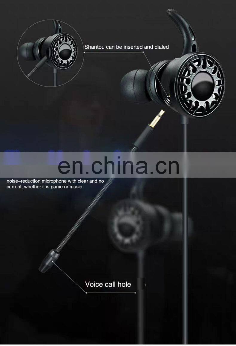 Golden Sky Free Sample Jack Earphones Headphone Handsfree Stereo In-Ear Wired Earphone For Iphone High Quality Wired Earphone