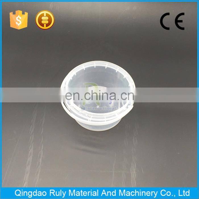 Custom different sizes clear plastic pail for kid's toys