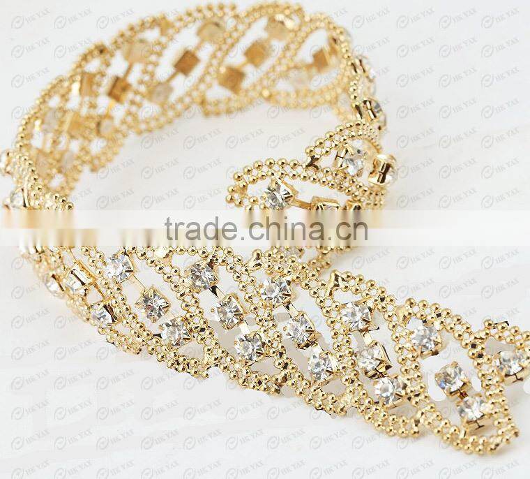 0516L crystal rhinestone bikini connector, rhinestone connector for bikini, rhinestone bikini connector