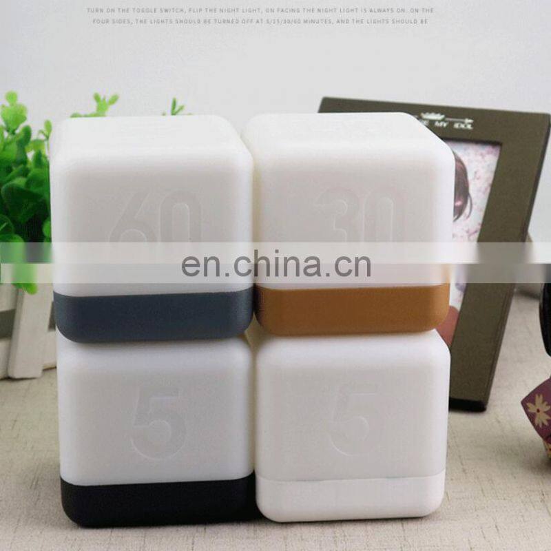 2020 amazon hot sale smart time night light baby night light USB rechargeable LED night light