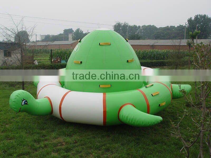 Hot Sale Customized Inflatable Aquatic Green Turtle Gyro