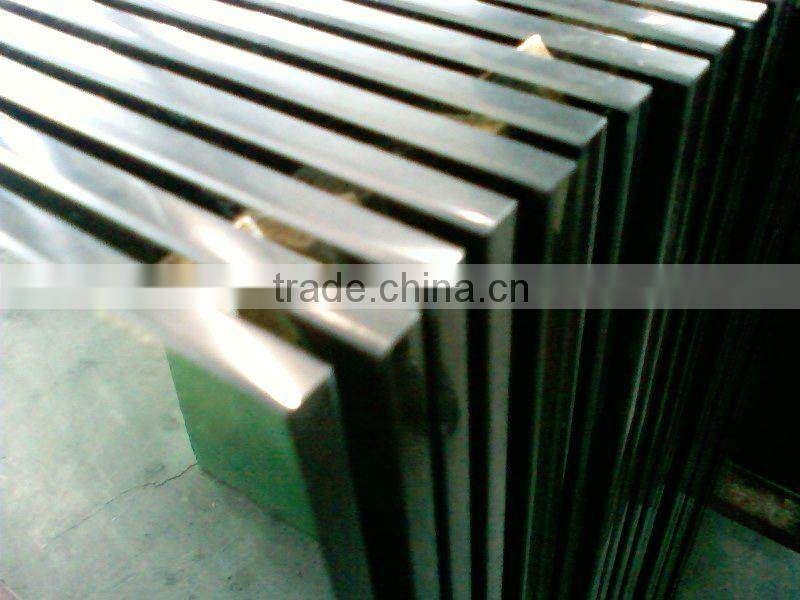 10mm clear tempered glass with polished edges