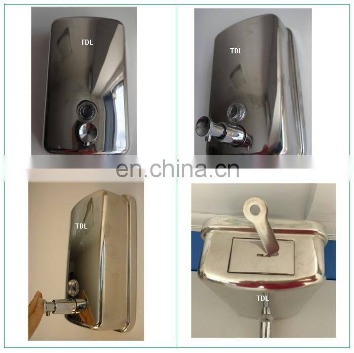 800ml stainless steel liquid gel soap dispenser