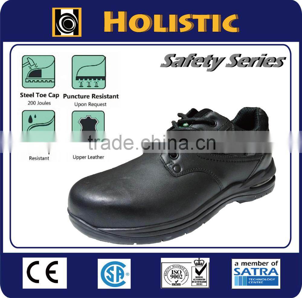 EN ISO 20345 S1P Anti-Statics Black Out Flat Sole Casual Safety Shoes