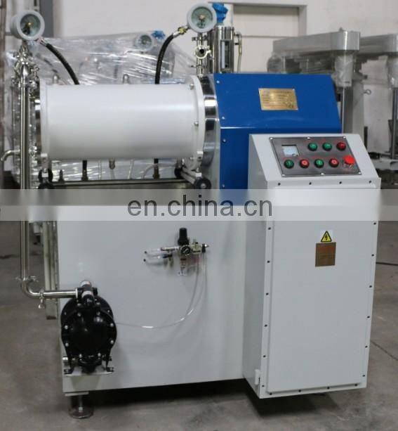 China good supplier 30L capacity ink grinding machine disc type horizontal sand mill factory