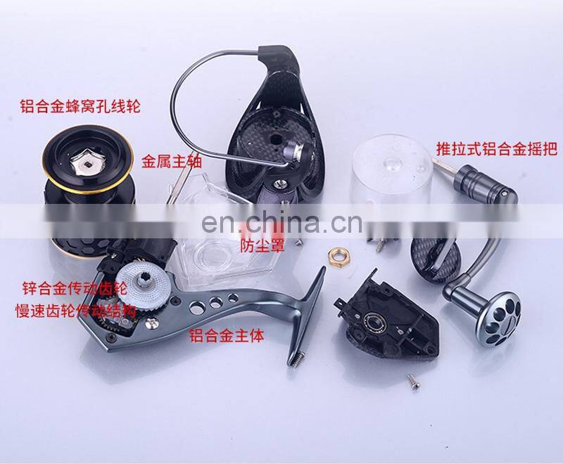 15+2BB Double Axle System Metal custom Waterproof dust-proof fishing reel Saltwater Fishing Gear 8000 fishing reel