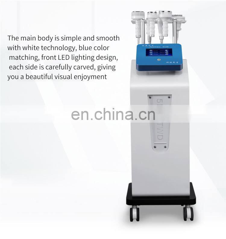 RF Vacuum Cavitation Magnetic Massage Body Shaping Instrument 5D Carving WL 12 Weight Loss Slimming Machine Dredge Meridian