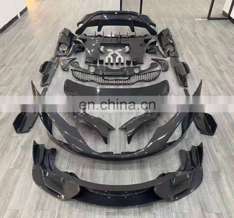 Runde Top Ranking Quality Carbon Fiber Upgrade 765 LT Style For Mclaren 720S Front Rear Bumper Side Skirt Spoiler Body Kit