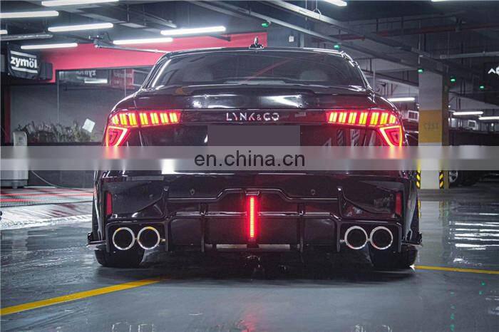 Runde For Lynk & Co 03 Upgrade Robot Style Newest Body Kit Front Lip Rear Diffuser Spoiler Side Skirts Wide Wheel Eyebrows