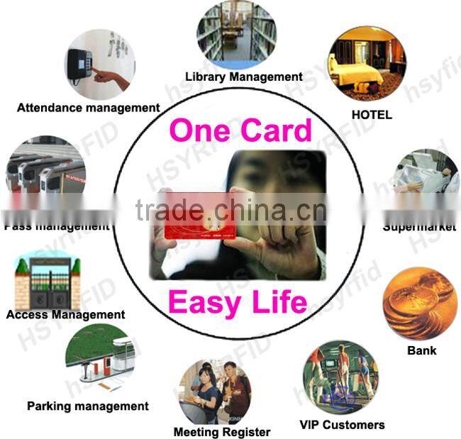 Free Sample ! RFID Contact Credit Card Size Cr80 Smart Card for Health Care Card manufacturer