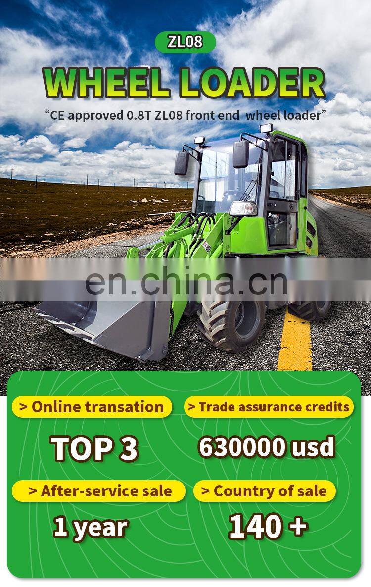 ZL06 4X4 wheel drive CE approved front Cheap Garden compact mini loader