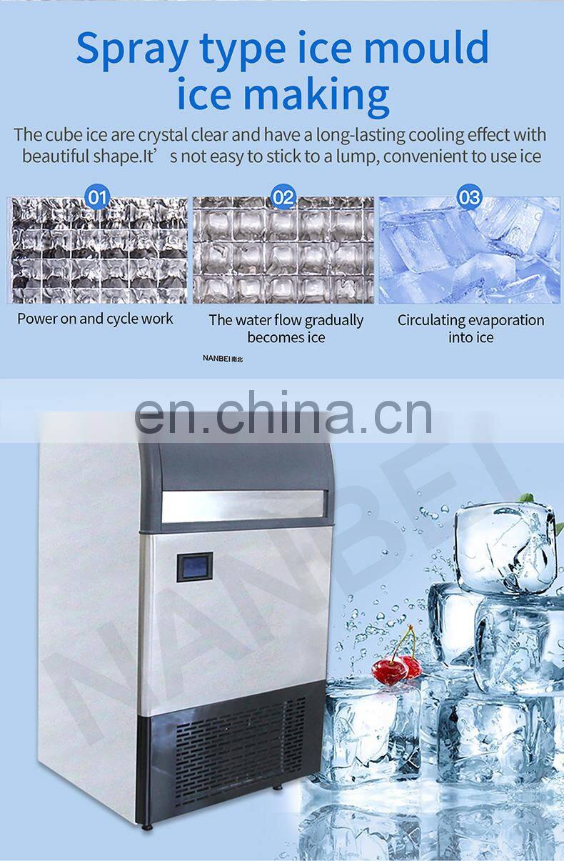 60 kg Cheap home China ice cube maker commercial ice block making machine