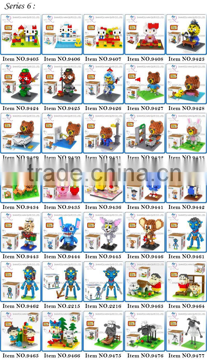 Mini Qute Over 500 styles loz diamond block gift for boy