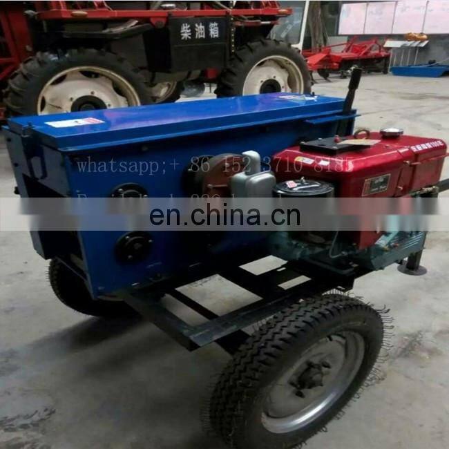 Diesel driven movable Sugarcane leaf peeling machine / peeling for sugarcane leaf