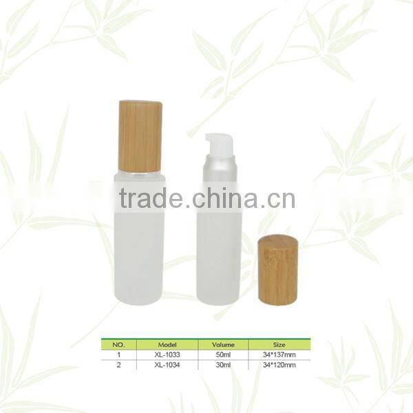 Professional 30ml bamboo lotion bottle with high quality