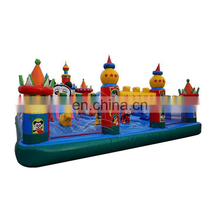 Inflatable Jumping Bounce House 0.55 Mm Pvc Bouncy Castle