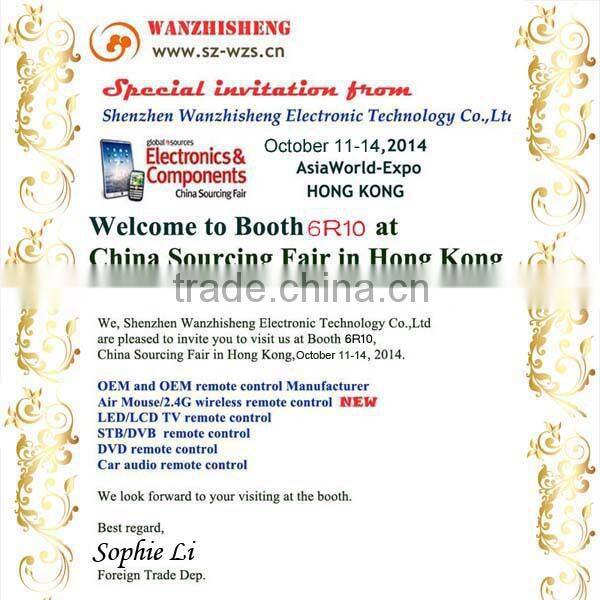 OEM smart tv touch remote control from Shenzhen long-term supplier