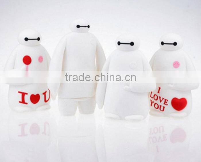 Big heros bay max portable charger 5200mah promotion gift power bank