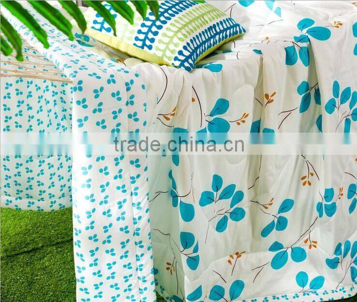 Cotton patchwork block printed Quilting quilt bedding set