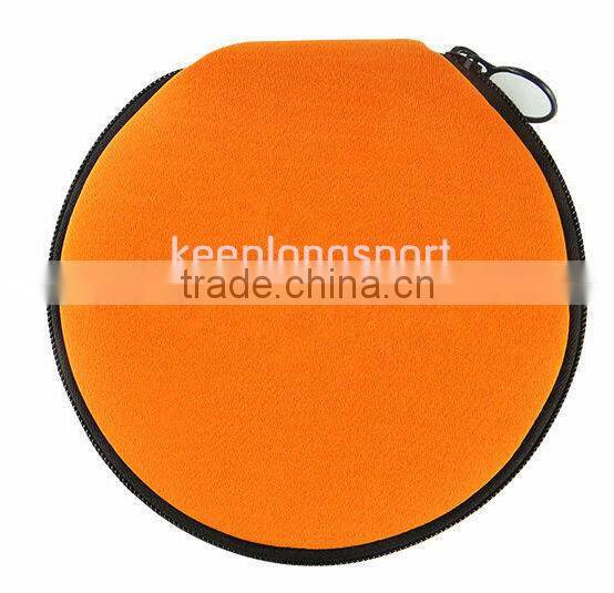 soft neoprene CD bag with lanyard