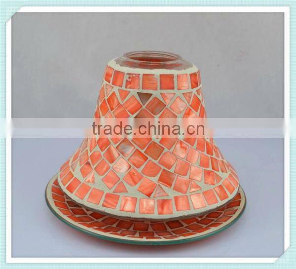 China manufacturing new mosaic lamp candle shade for home decoration&wedding