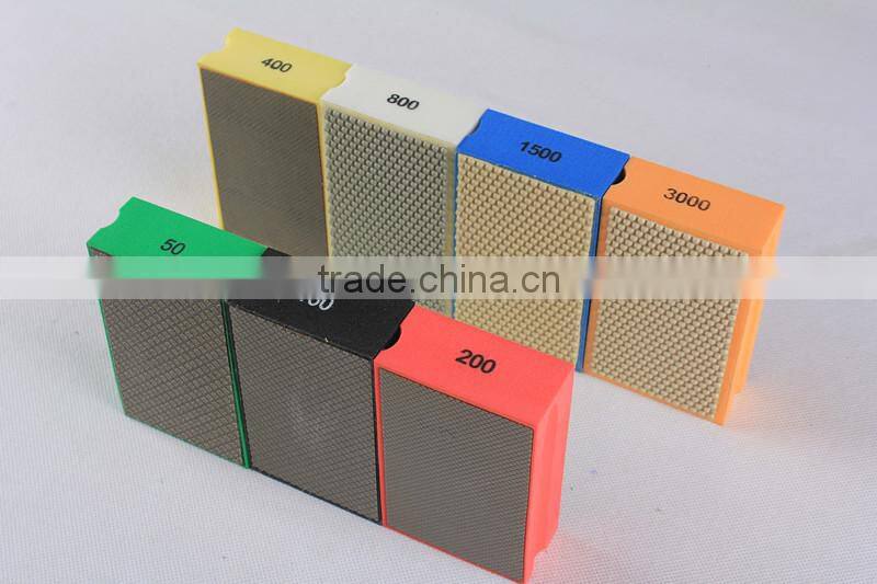 diamond hand polishing pad