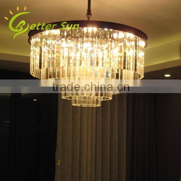 NEW Modern 5 Tiers Decoration Crystal Odeon Chandelier from China Supplier