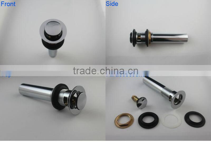 Best Selling Brass waste clic-clac bath drainer no overflow (K242-D)