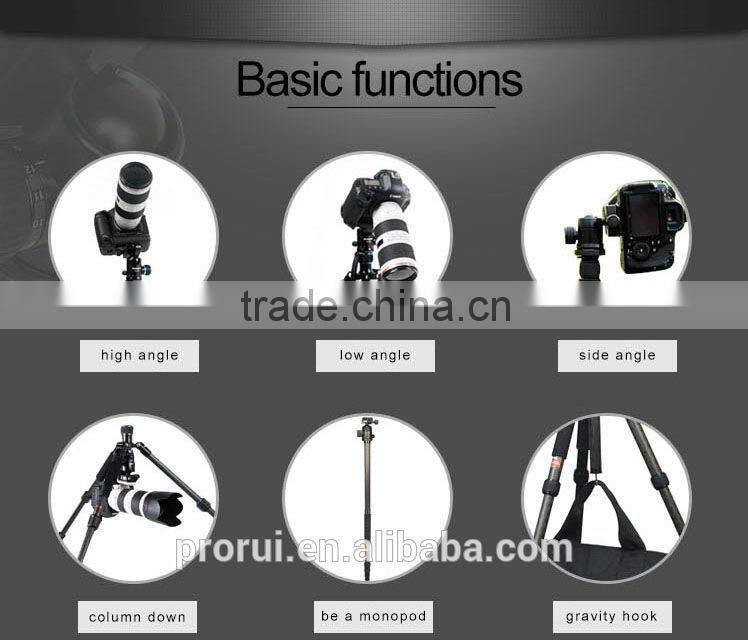 professional pure aluminum fiber digital high quality camera tripod topcon