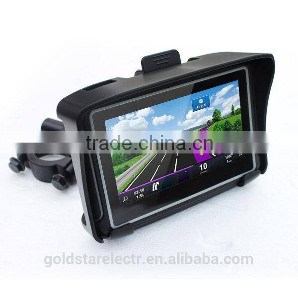 Waterproof IPX-7gps navigator 4.3 inch Motorcycle GPS navigation/Motorcycle navigator