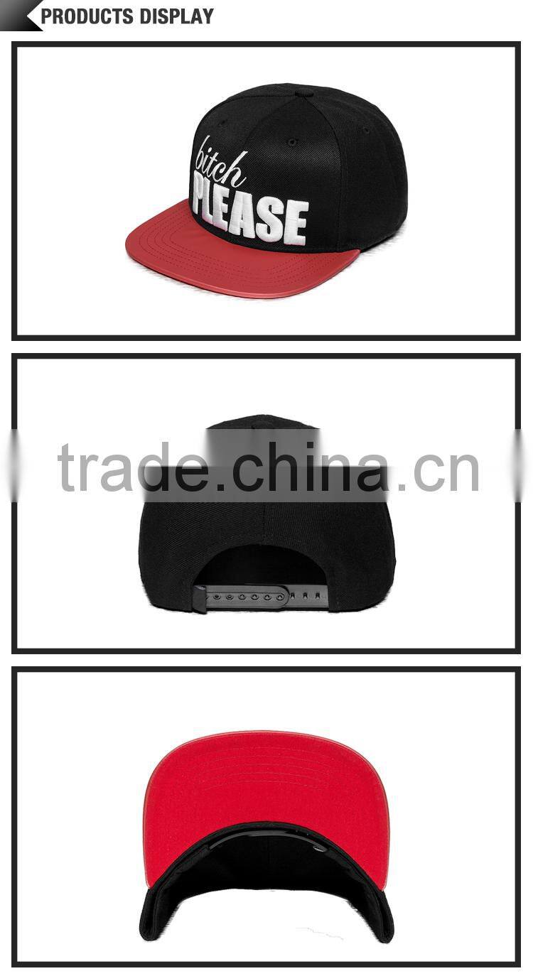 2015 china best selling custom embroidered cheap sports snapback cap