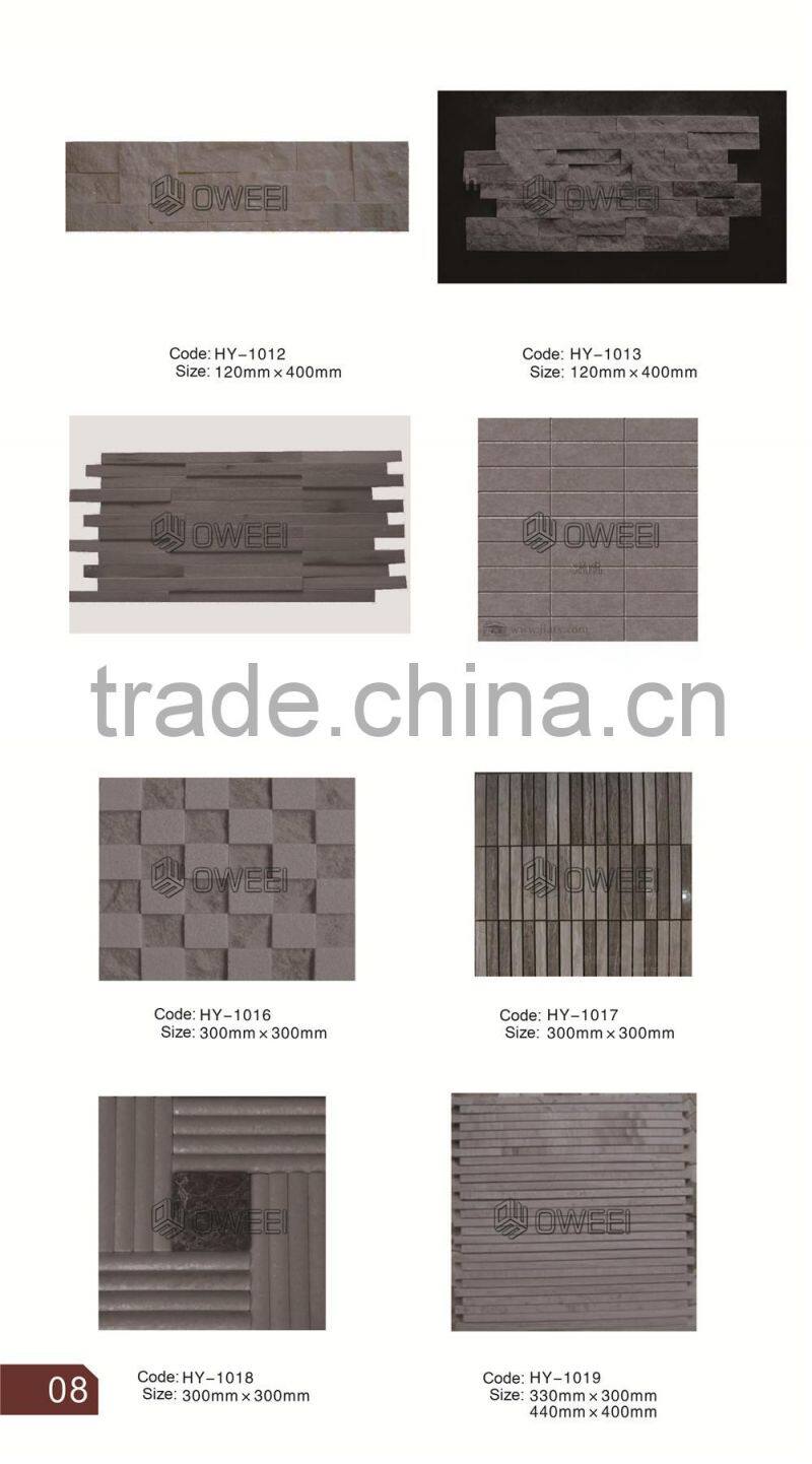 grey brick for restaurants, clubhouse, hotel