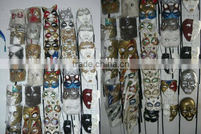 Hand Painted Plastic Dog Mask