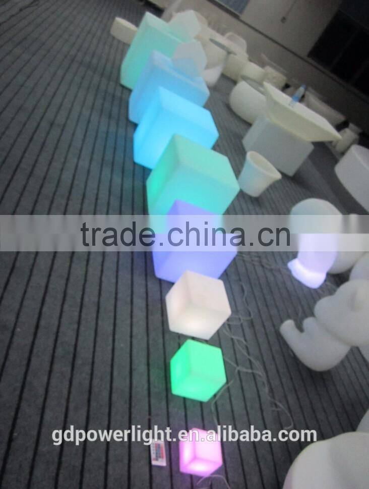 LED light decotative cube with remote control C002