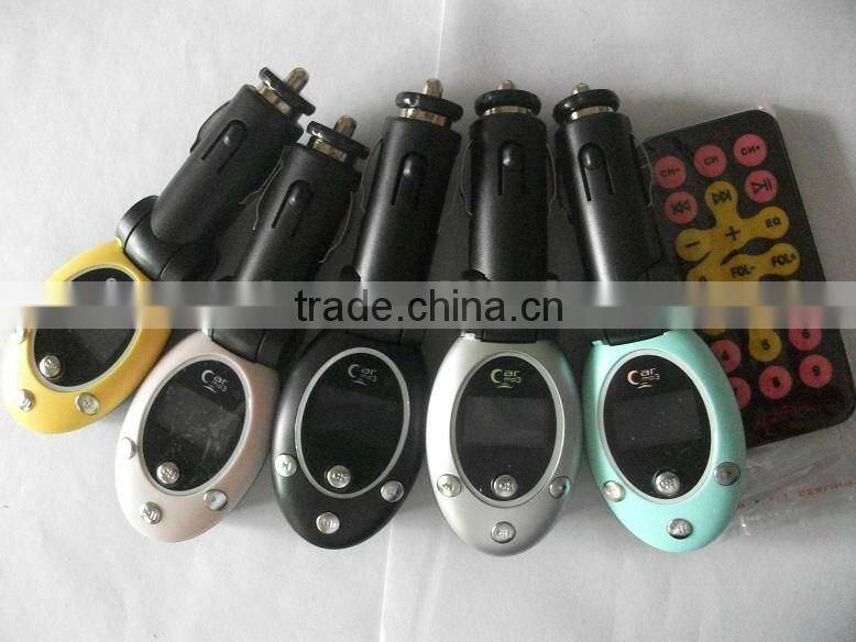 Hot selling Car Cigarette Lighter MP3 Player with remote control