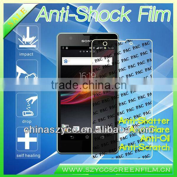 Explosion-proof Anti-shatter PAC Screen Film For Sony Xperia ZR(PayPal available)