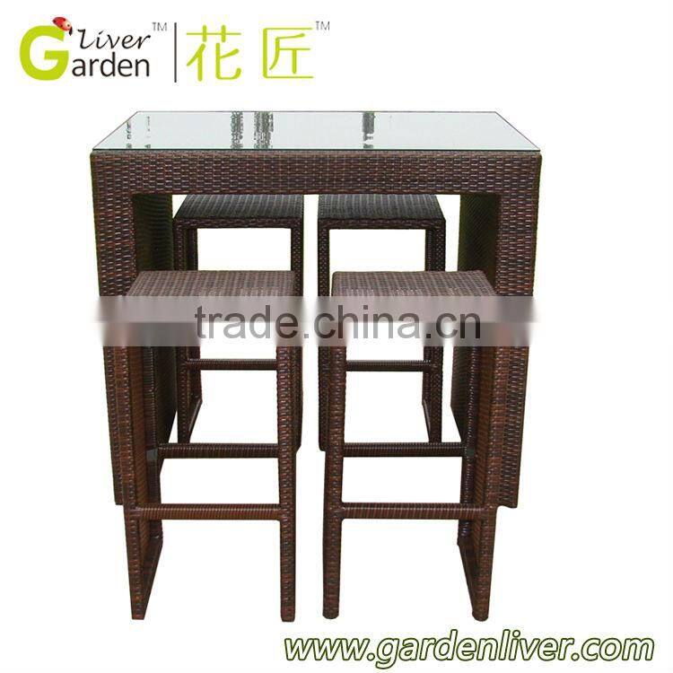 wicker furniture rattan high top outdoor rattan wicker outdoor tiki bar sets