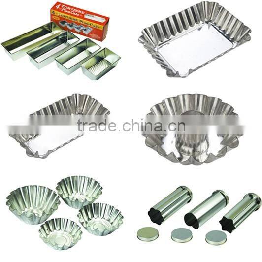 Hot sales tin plate bakeware oblong bake tins for cake making