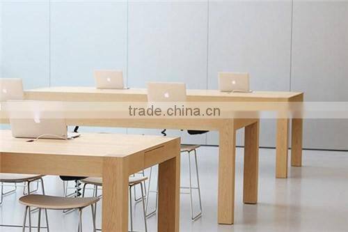 tellphone store wood display table with 4 legs (SZ-MTA070)