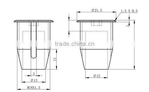 wired proximity switch/ flush mounting/ magnetic reed switch 5CPS-1827