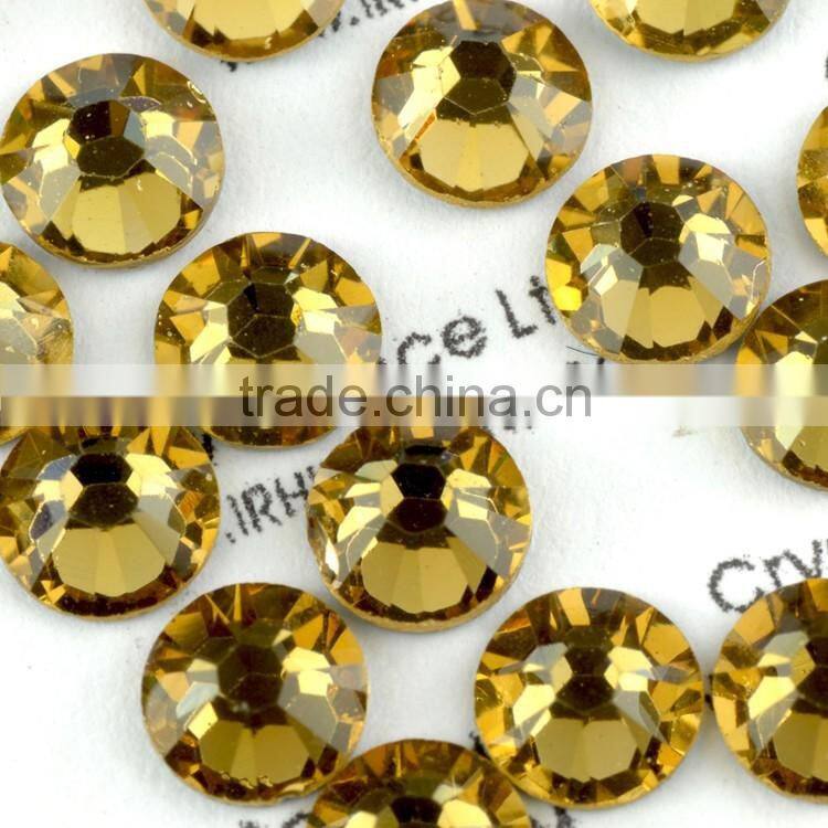 High quality economy strong glue LCT rhinestones hot fix for T-shirt