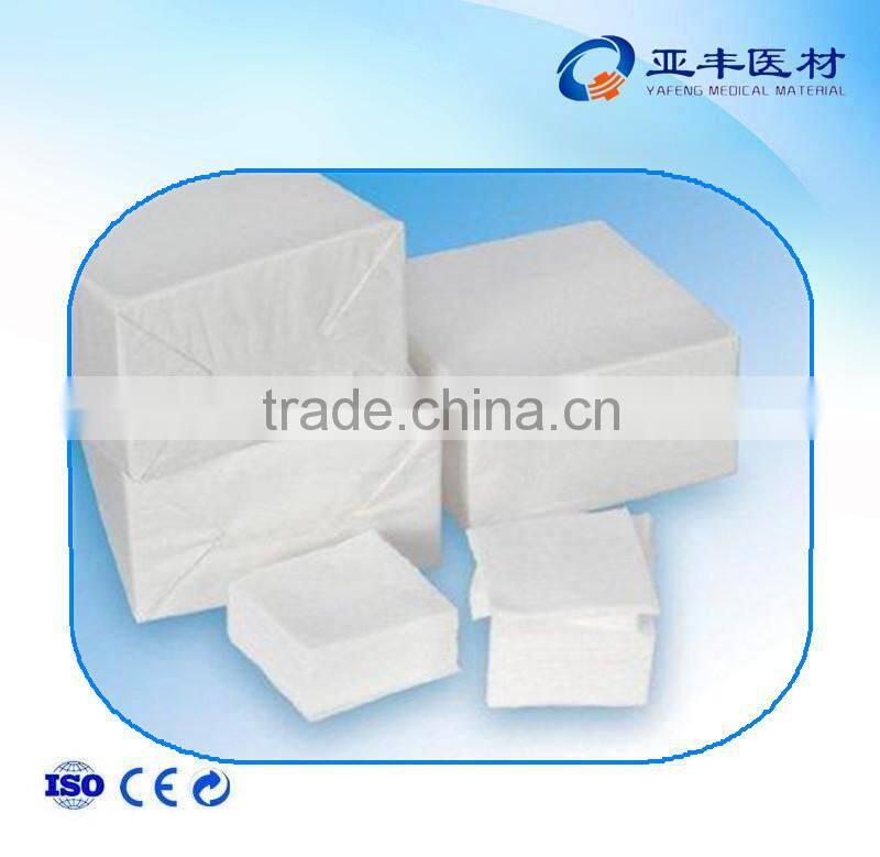 Medical zigzag gauze,gasa,pure cotton gauze sheet