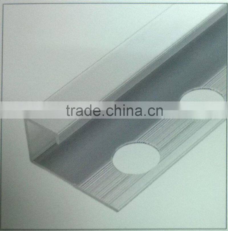 T shap Aluminium corner tile trim aluminium profile