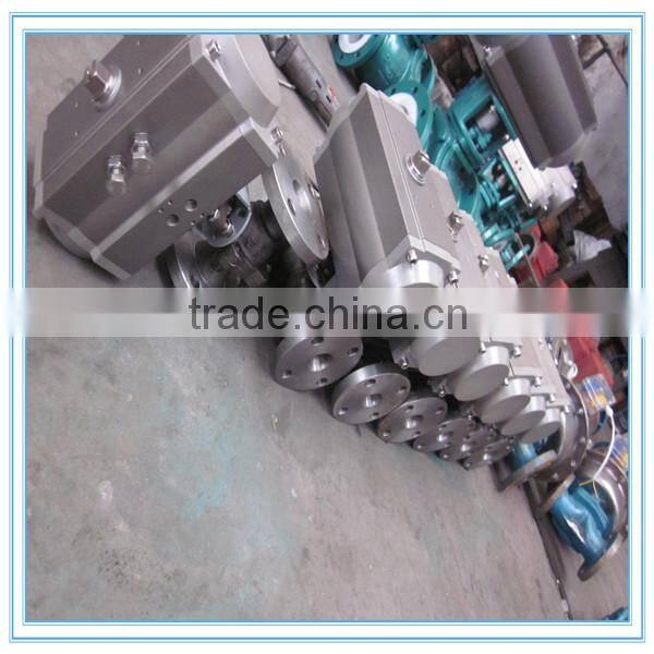 Pneuamtic Flange Ball Valve With Pneumatic Actuator