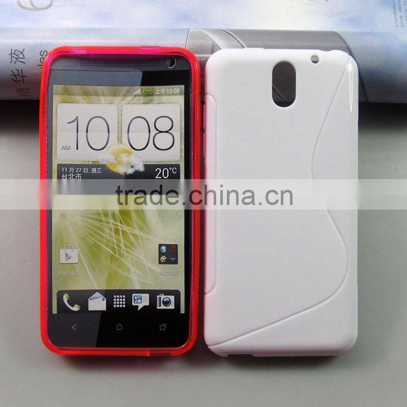 High quality TPU S line cover case for HTC Desire 601