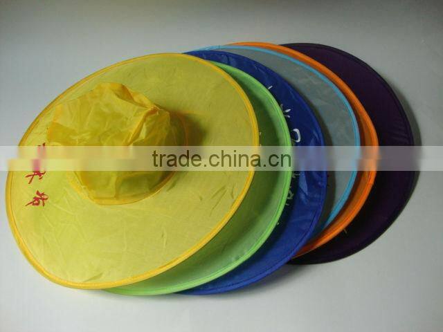 Newest design fashion pop folding sun hat for travel